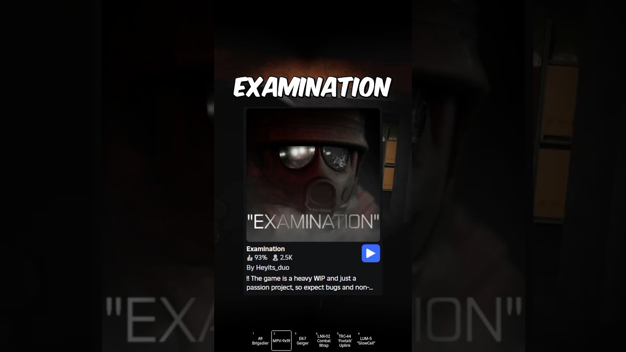 Roblox Game: Examination #roblox